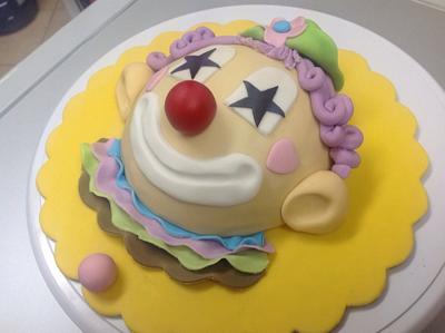 Clown Cake (Inspired by Debbie Brown's Book:  50 Easy Party Cakes) - Cake by MariaStubbs