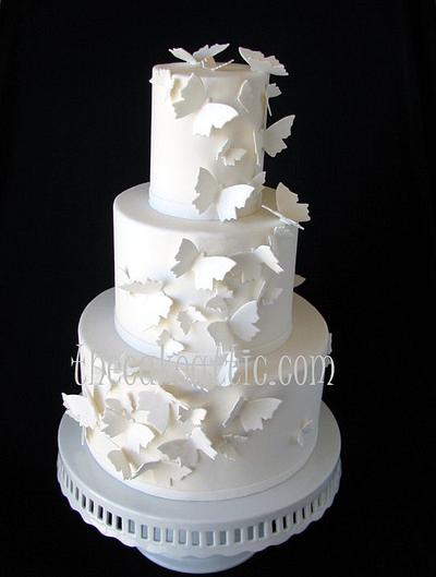 Butterfly wedding cake - Cake by Soraya Avellanet