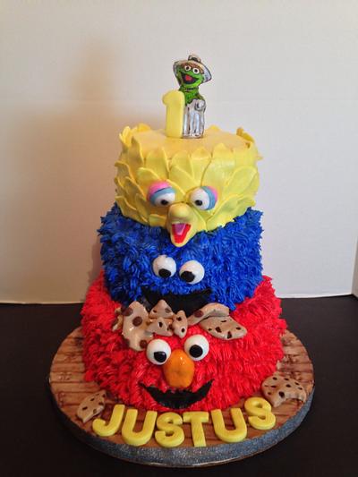 Sesame Street cake - Cake by Sheri Hicks