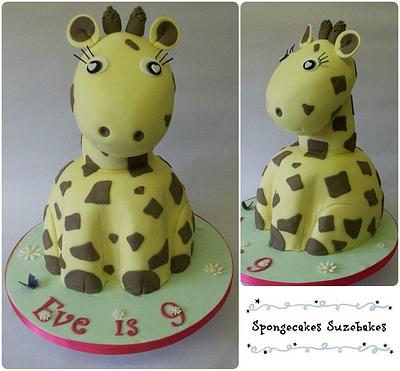3D Giraffe - completely edible - Cake by Spongecakes Suzebakes