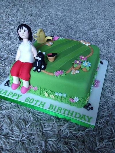 60th Birthday cake - Cake by Rebecca Wright