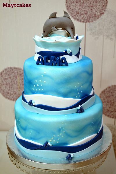 Dolphins Cake - Cake by Maytcakes