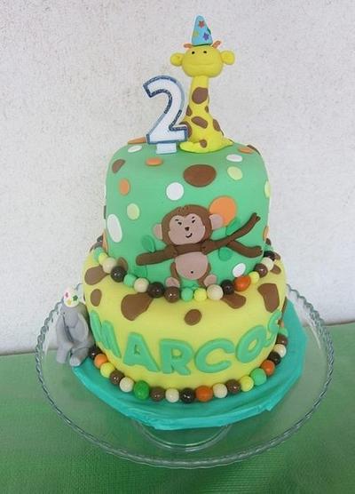 Animal safari cake - Cake by Andrea