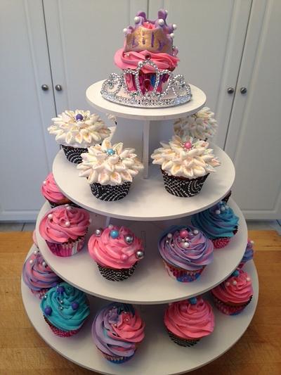 Princess cupcakes - Cake by Marlene Evans