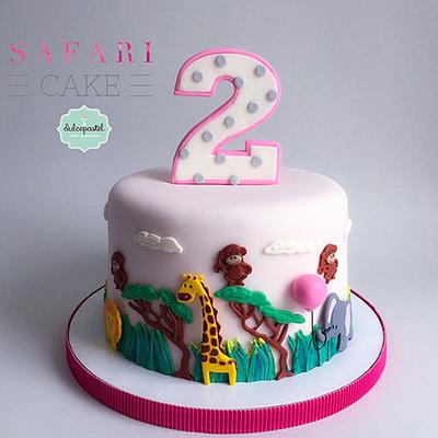 Torta Safari - Cake by Dulcepastel.com