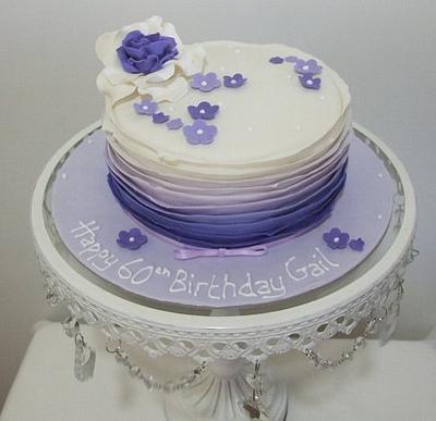 Ruffle birthday cake - Cake by Jo