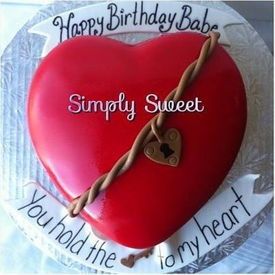 Heart cake - Cake by Simplysweetcakes1