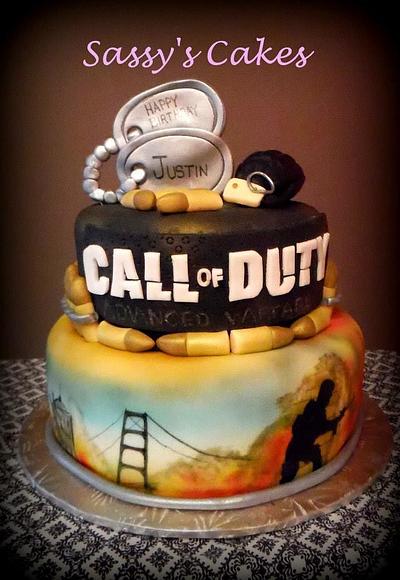 Call of Duty - Cake by Sassy's Cakes