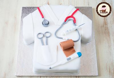 Nurse Cake - Cake by Dulce Cake Art