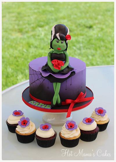 The Bride of Frankenstein - Cake by Hot Mama's Cakes
