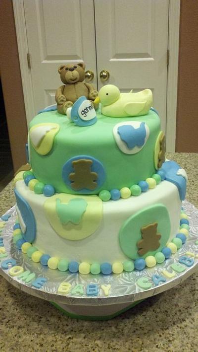 Baby shower cake - Cake by Specialty Cakes by Steff