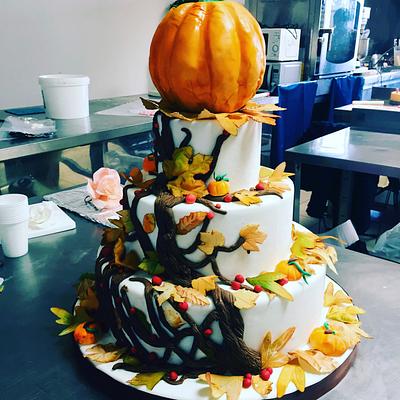 Autumn wedding cake - Cake by Di Art Cookies 