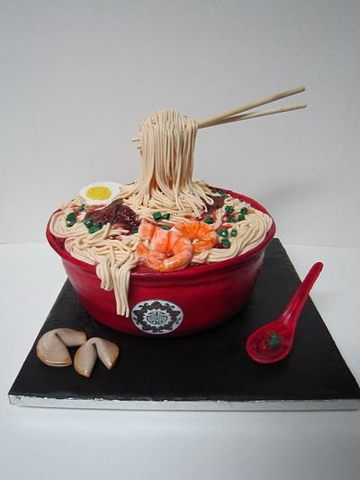 Noodle Bowl cake - Cake by theMIXcustomcakes