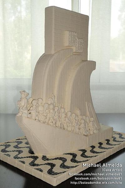 Monument to the Discoveries (Padrão dos Descobrimentos) - Cake by Michael Almeida