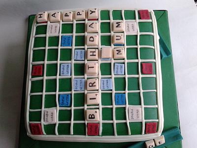 Scrabble cake - Cake by Love it cakes