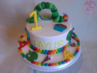 Hungry caterpillar cake - Cake by MJ'S Cakes