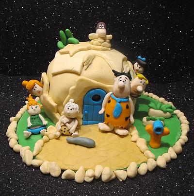 Gâteau "The Flintstones" - Cake by Charlotte's Pastry