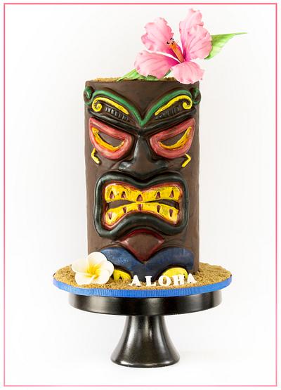 Hawaiian Tiki - Cake by Anchored in Cake