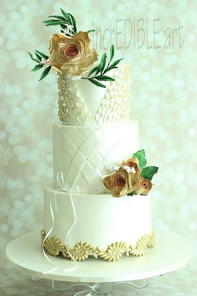 "Rendevouz"- Wedding Cake - Cake by Rumana Jaseel