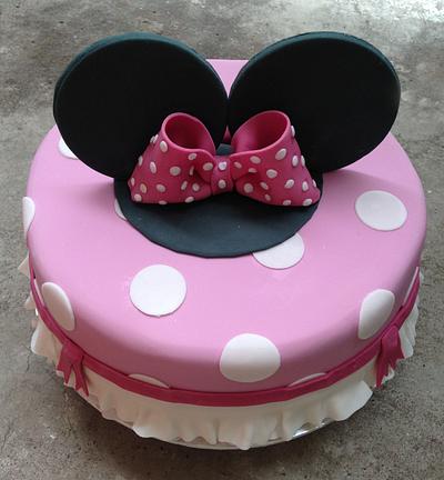 Minnie Mouse cake - Cake by keberka