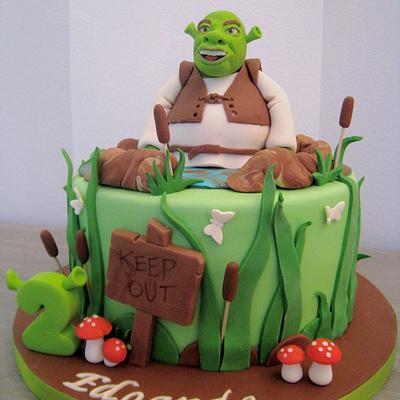 Shrek Cake - Cake by Bella's Bakery