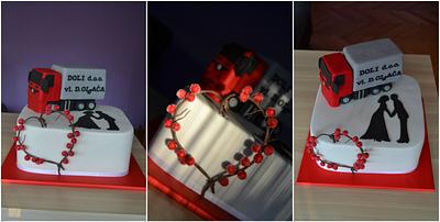 Truck cake and Love - Cake by Zaklina