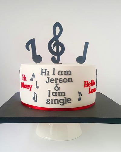 Musical notes cake! - Cake by Bella's Cakes 