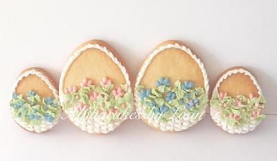 Easter Basket cookies  - Cake by AlphacakesbyLoan 