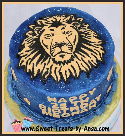 Astrology Leo the Lion birthday  - Cake by Ansa