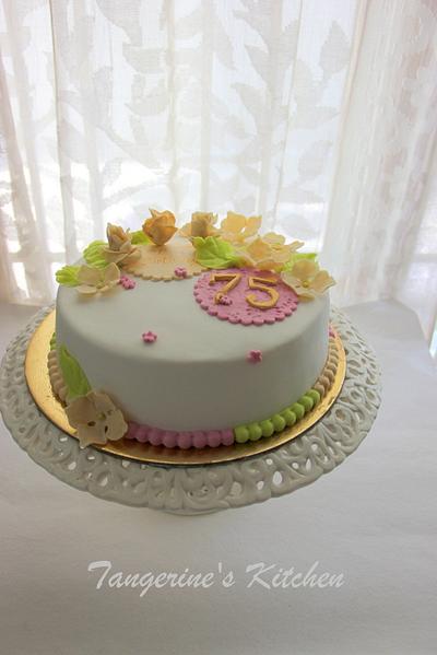 pastel flowers - Cake by tangerine