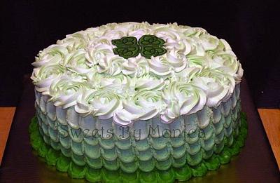Celtic Shamrock - Cake by Sweets By Monica