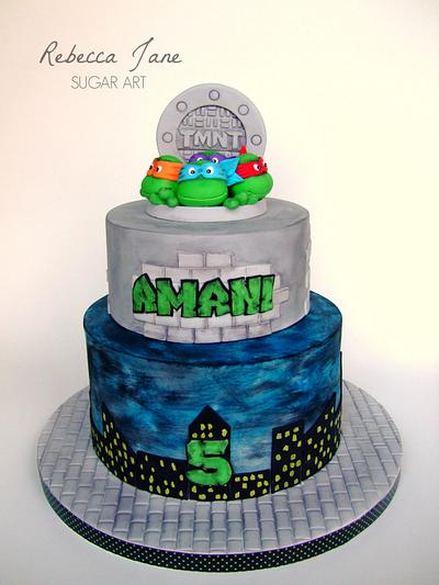 Teenage Mutant Ninja Turtles! - Cake by Rebecca Jane Sugar Art
