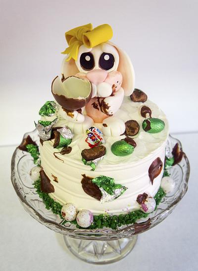 Naughty Easter Bunny - Cake by Laura Dachman