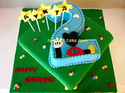 Mickey Mouse Clubhouse - Cake by Sharon