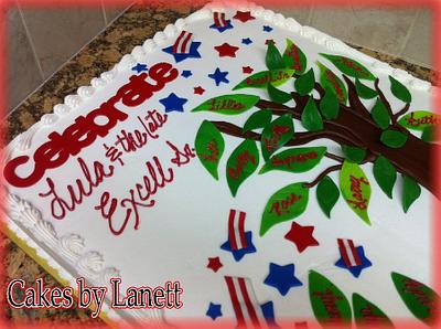 Family Tree Celebration Cake - Cake by Lanett