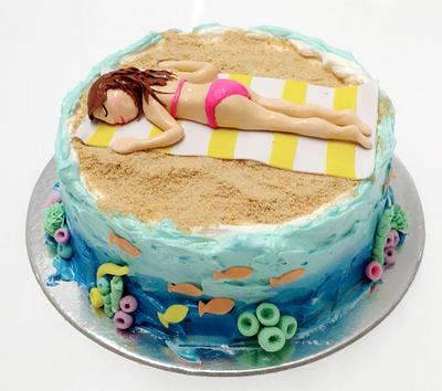Beach Babe - Cake by Nikita