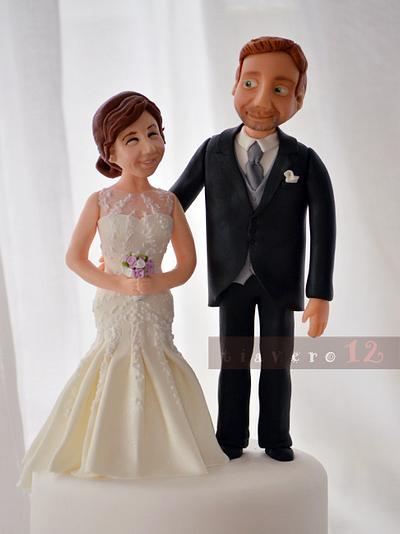 Couple...for a wedding - Cake by Verónica García