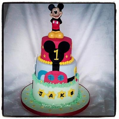 Mickey Mouse Clubhouse - Cake by Yummy Crummy Cakes