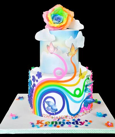 And thats how rainbow are made - Cake by Sandy Lawrenson - Sweet 'n  Sassy
