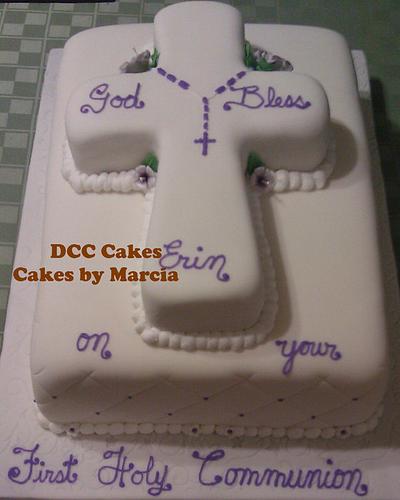 First Holy Communion - Cake by DCC Cakes, Cupcakes & More...