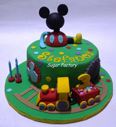 Stefanos' Mickey Mouse Clubhouse  - Cake by SugarFactory