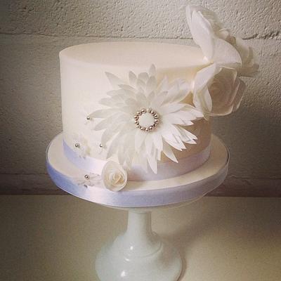 Wafer Paper Flowers - Cake by Carol