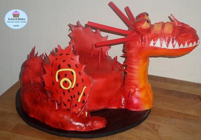 Hookfang Dragon 3D - Cake by CakeLuv