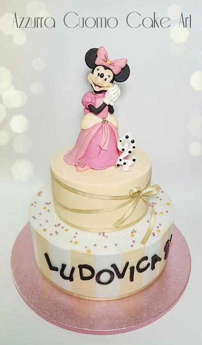 Princess Minnie birthday cake ❤ - Cake by Azzurra Cuomo Cake Art