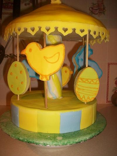 Easter Carousel - Cake by jens cakes
