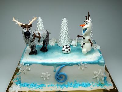 Frozen Birthday Cake - Cake by Beatrice Maria