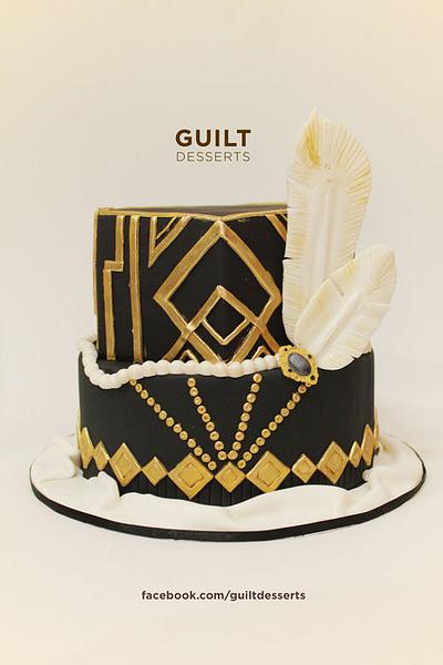 Great Gatsby - Cake by Guilt Desserts