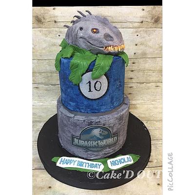 Jurassic world cake - Cake by Jaclyn Dinko
