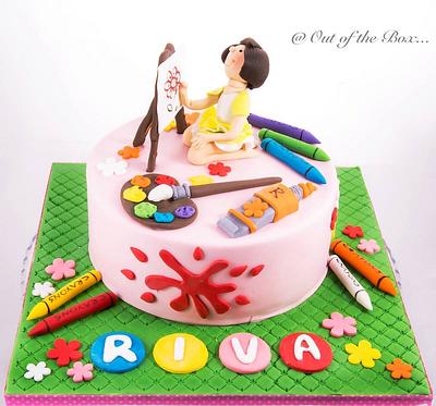 For the love of art - Cake by Out of the Box