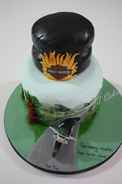 Harley Davidson Cake - Cake by JT Cakes